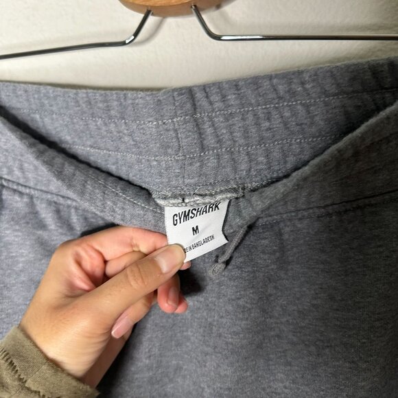 Gymshark Men's Sweatpants M Tapered Grey Lounge Athleisure Pull On Stretch Casua - Picture 4 of 6